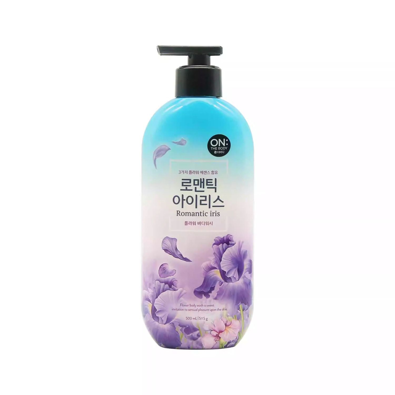 한국 LGOTHEBODY AMBAODI 꽃 바디 비누 500G 짙은 거품 달콤한 꽃 목욕