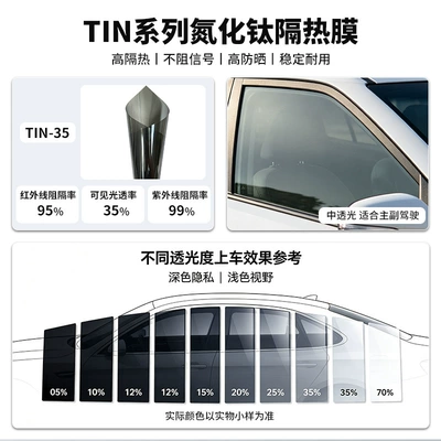 trucks, and car glass, Automotive Film - 152m-1m-wholesale-by-the-roll-tin-35