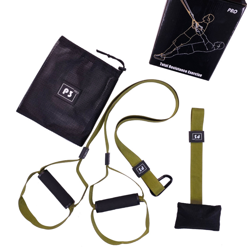 trx7悬挂式训练带阻力带瑜伽拉力绳运动健身训练器腹肌家用拉力带|undefined