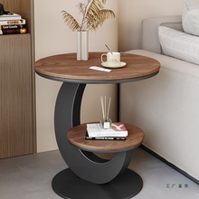 中古风实木边几客厅2025新款网红沙发边桌床边小茶几创意小桌子