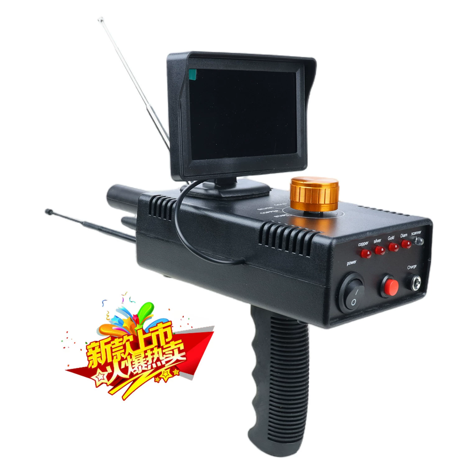 Новый GR-350 подземный дистанционный высокоточный археологический детектор металла охота за сокровищами открытый инфракрасный дисплей обнаружения сокровищ