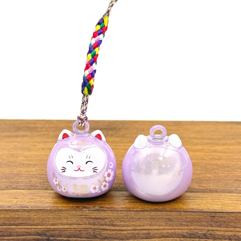 跨境日系梦幻猫眼铃铛财猫手机挂饰挂件御守水音铃铛装饰送礼好物|undefined