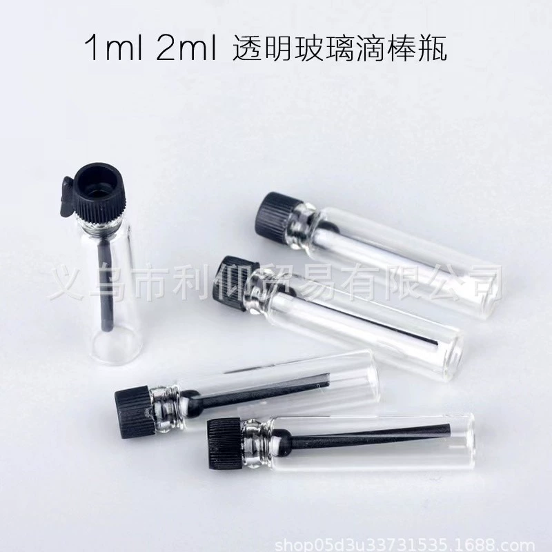1 ~ 3 мл прозрачная ручка с каплями стеклянная бутылка эфирного масла флакон духов небольшой образец флакона в наличии оптом