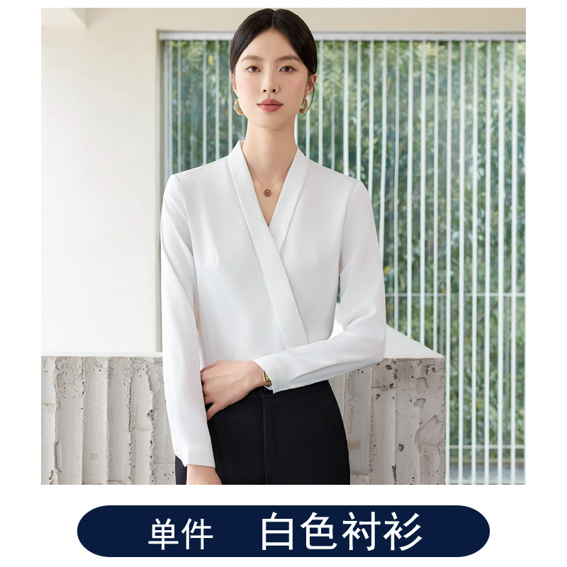 黑色职业西装套装女春秋新款高端美容师工作服珠宝店酒店前台工装|undefined