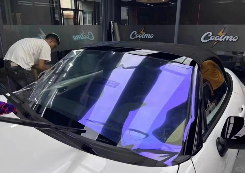 Sanying Emperor Purple K70 Front Glass Magnetron Sputtering High Heat Insulation Sunscreen Solar Film Car Window Glass Privacy Film
