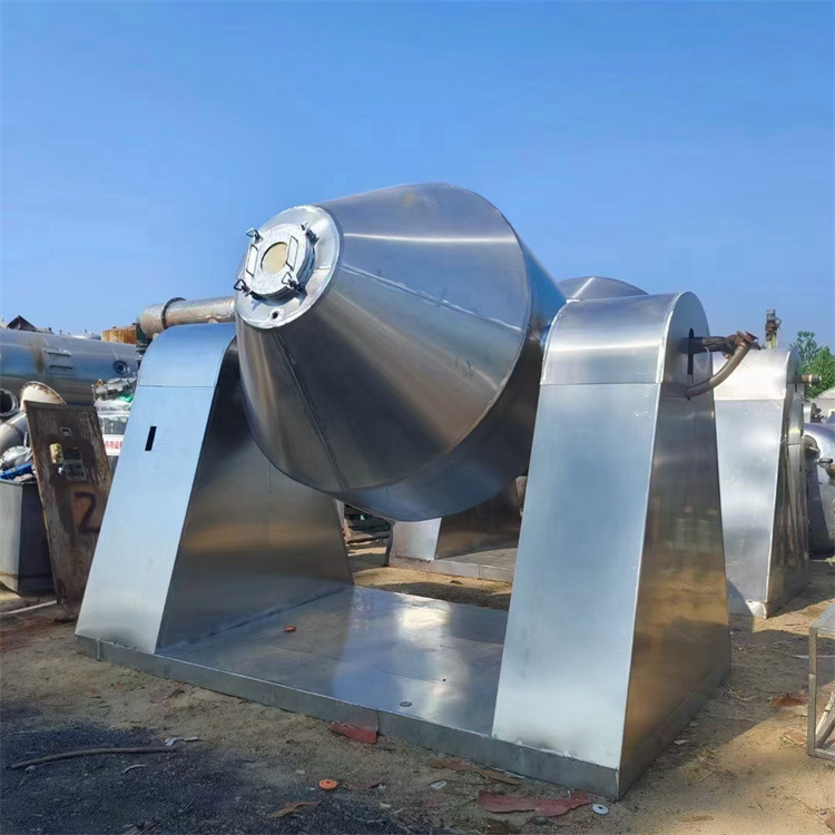 双锥回转干燥机 二手真空干燥设备 自动控温 意达