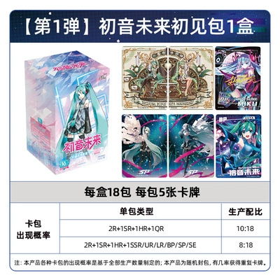 Карточка You Hatsune Miku Future Favorites Card Future Seeing the Birthday Movement 16-я годовщина Высочество Его Королевское Высочество поющая карта будет петь