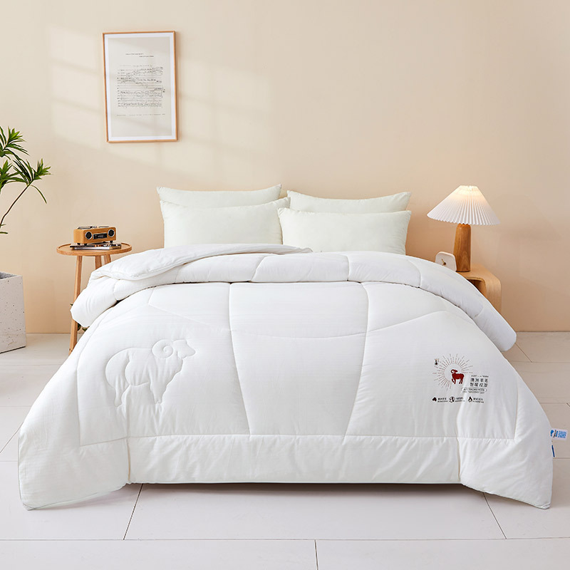 Class a 80S Pure Cotton Australian Wool Quilt, Pure Cotton Cashmere Quilt, Thickened Warm Winter Quilt, Winter Quilt Core, Cotton Quilt for Double Bed Class a 80S Pure Cotton Australian Wool Quilt, Pure Cotton Cashmere Quilt, Thickened Warm Winter Quilt, Winter Quilt Core, Cotton Quilt for Double Bed