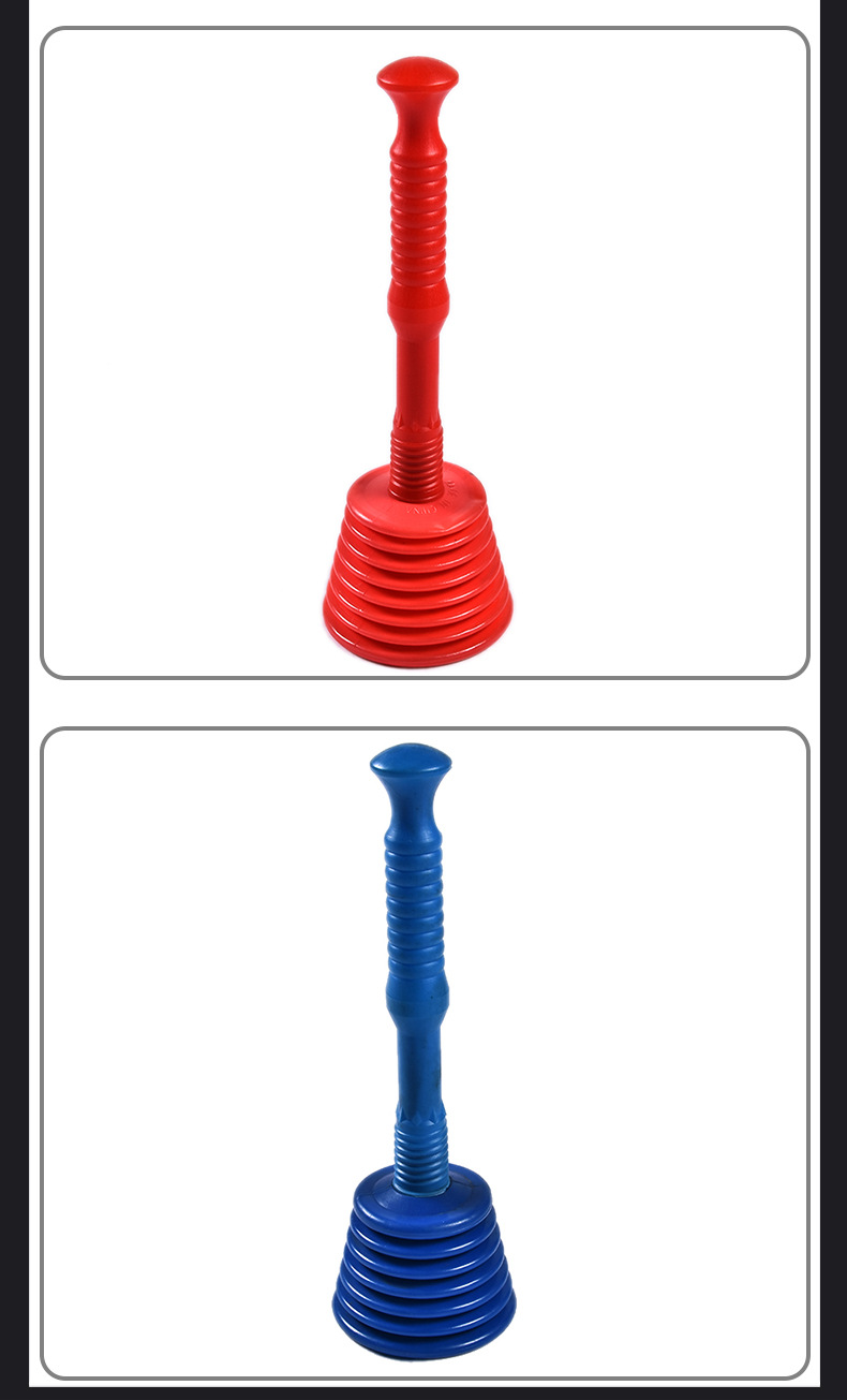 Toilet plunger, drain cleaner, toilet seat pipe clog, toilet suction tool detail image 8