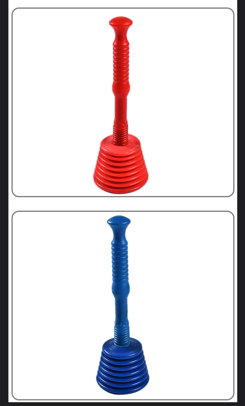 通马桶皮搋子下水道疏通器厕所坐便器管道堵塞马桶吸棒工具详情图8