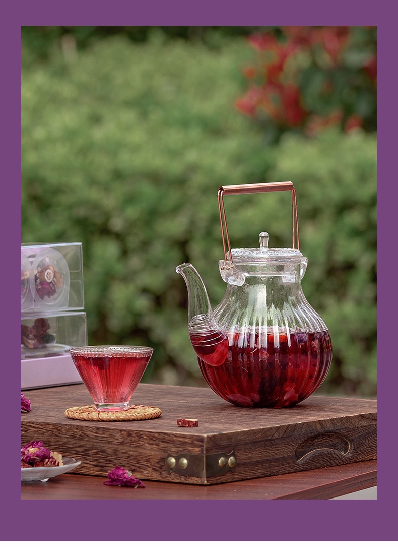 Black Goji Berry Mulberry Rose Tea 55g Small Can Herbal Flower Tea Hot Brew Wholesale overview