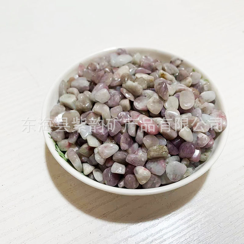 卸売り天然水晶砕石粉紫黄水晶七色水晶水槽植木鉢装飾消磁水晶砕石|undefined