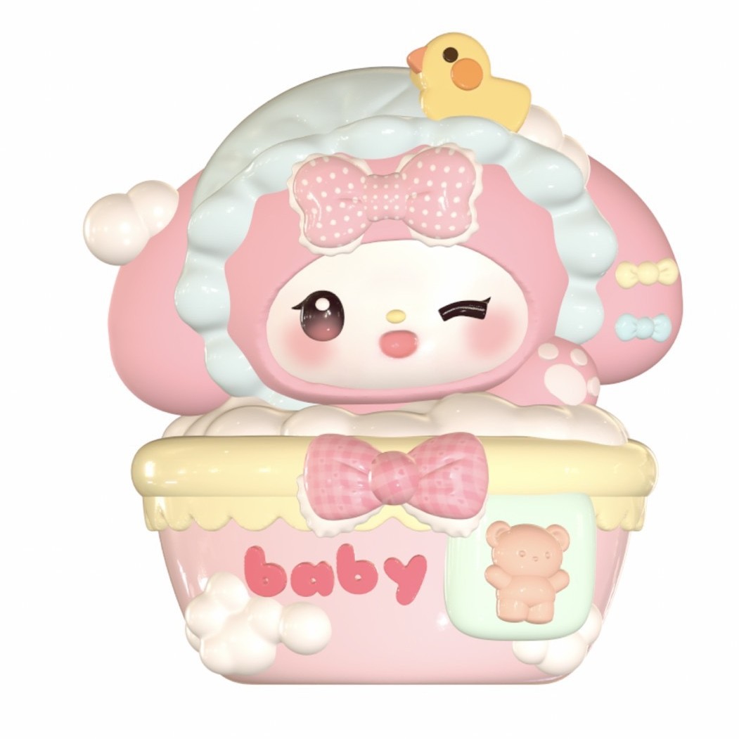 멜로디를 목욕시키려면 흰색 배아를 색칠해야 합니다 [9cm]