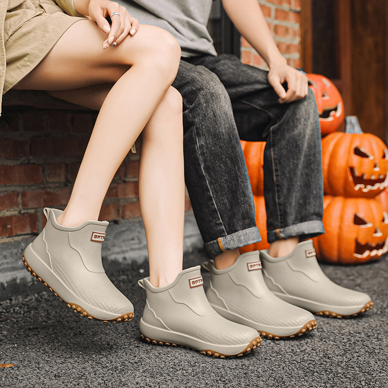 跨境2026新款情侣雨鞋女生短筒防水鞋低帮雨靴男胶鞋套鞋环保材质