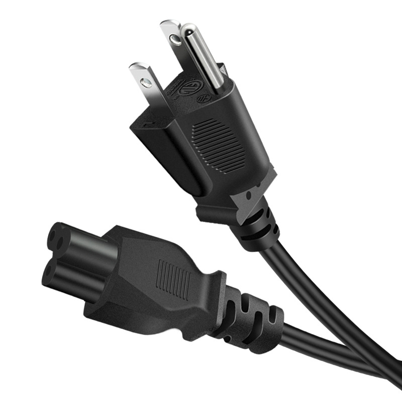 厂家定制美标三插梅花尾电源线ETL/ROHS认证美规美式插头连接线