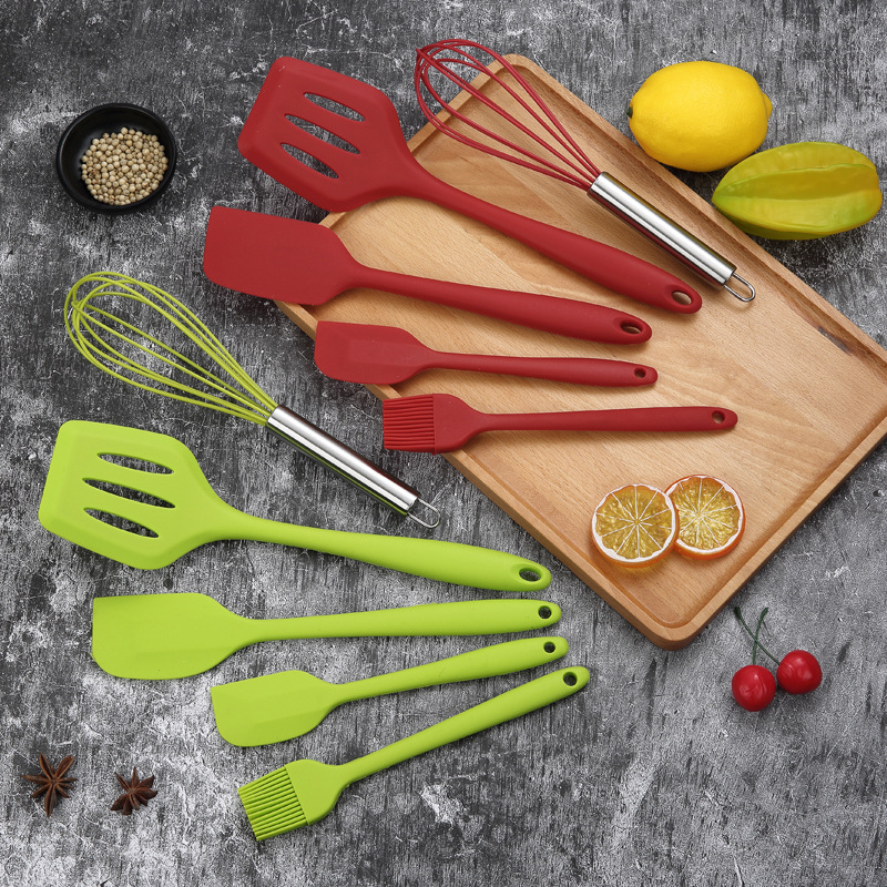 五件套烘焙烹饪烘焙工具硅胶厨具牛排煎铲漏铲打蛋器刮刀不粘锅|ms