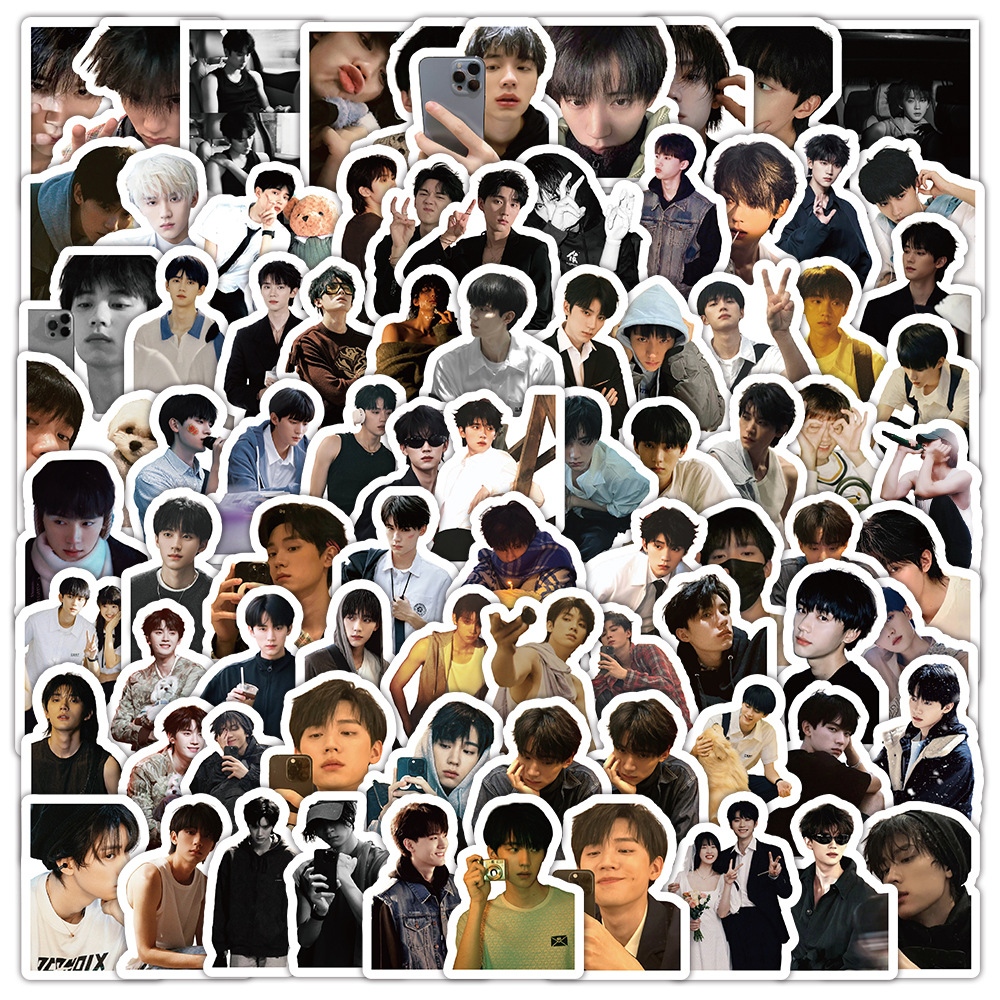 100 stickers of Zhou Yiran