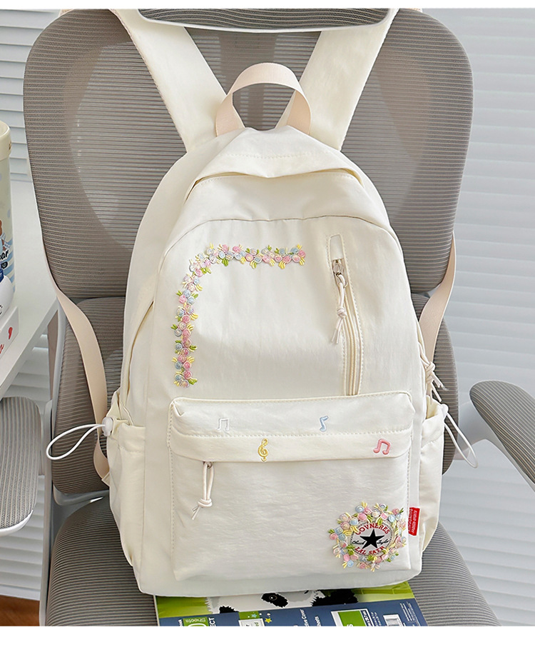 Neue grenzüberschreitende Freizeit-Trend-Rucksack mit Blumenmuster hochwertige leichte Schultasche großes Fassungsvermögen beliebter Campus-Rucksack
