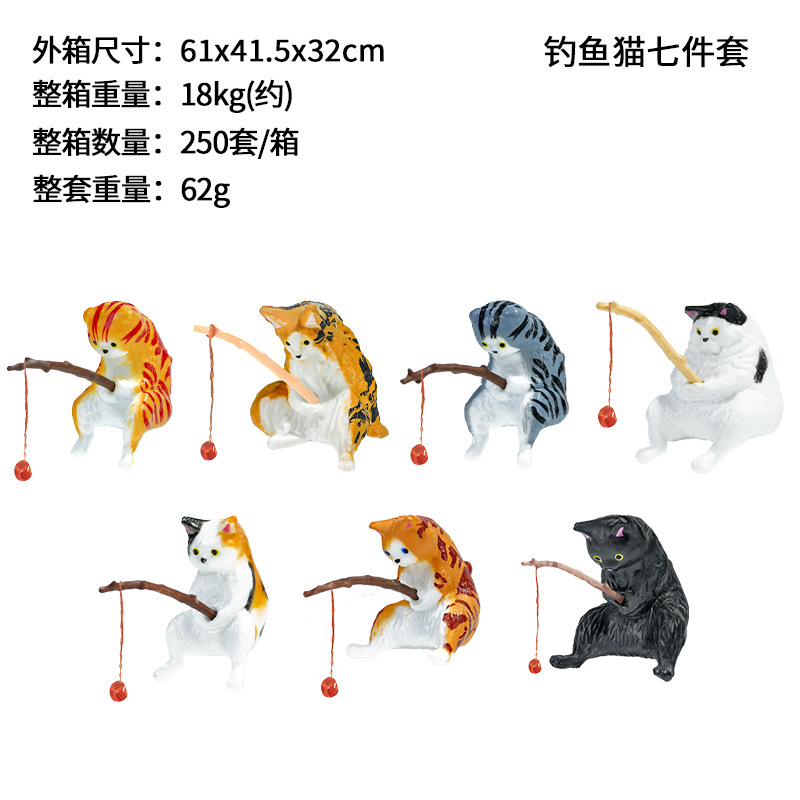 Gatito explosivo, pesca, pecera pequeña, decoración, paisajismo, método antiguo, pecera, adornos laterales, gatos de pesca, buen clima, berserk