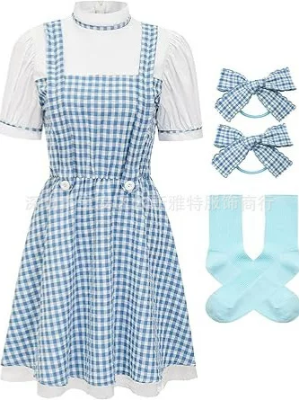 Amazon Halloween Pastoral Style Cos Dress
