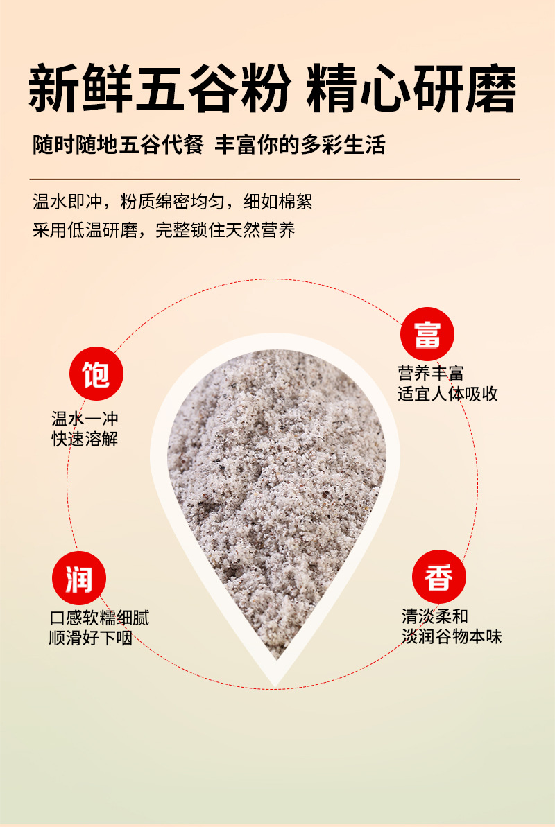 Cooked Black Glutinous Rice Powder 50 Jin Bulk Bag Instant Breakfast Grain Powder Hei Nuo Mi quality and texture