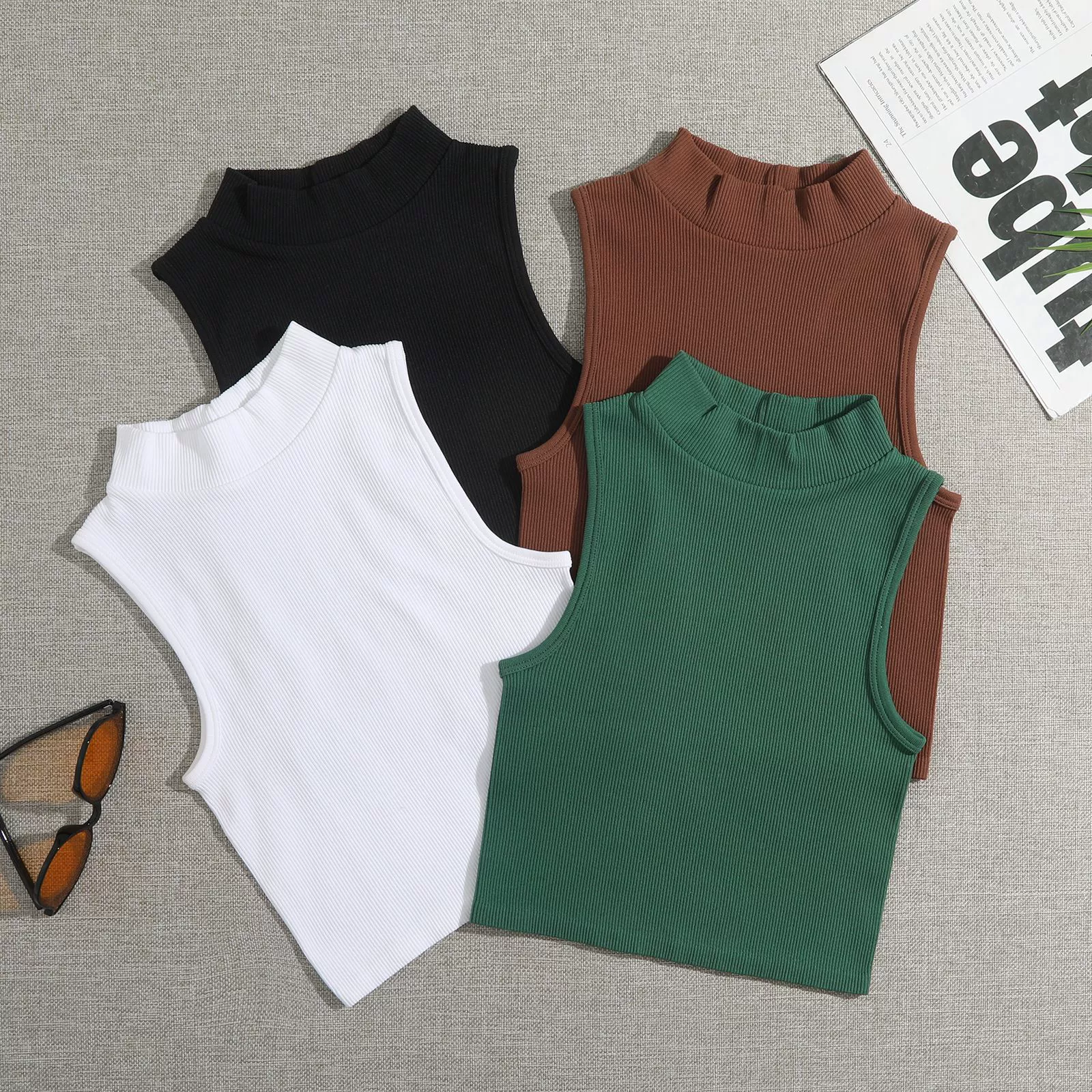 Амазонка трансграничный нижний осенне-зимний жилет-водолазка с резьбой, нейлоновый трансграничный спортивный бюстгальтер, быстросохнющее нижнее белье для йоги