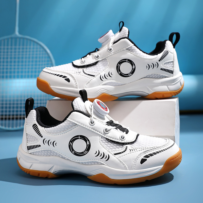Nuevo bádminton ligero y transpirable para niños y niñas zapatillas deportivas de malla antideslizantes casuales zapatillas de entrenamiento de competencia profesional