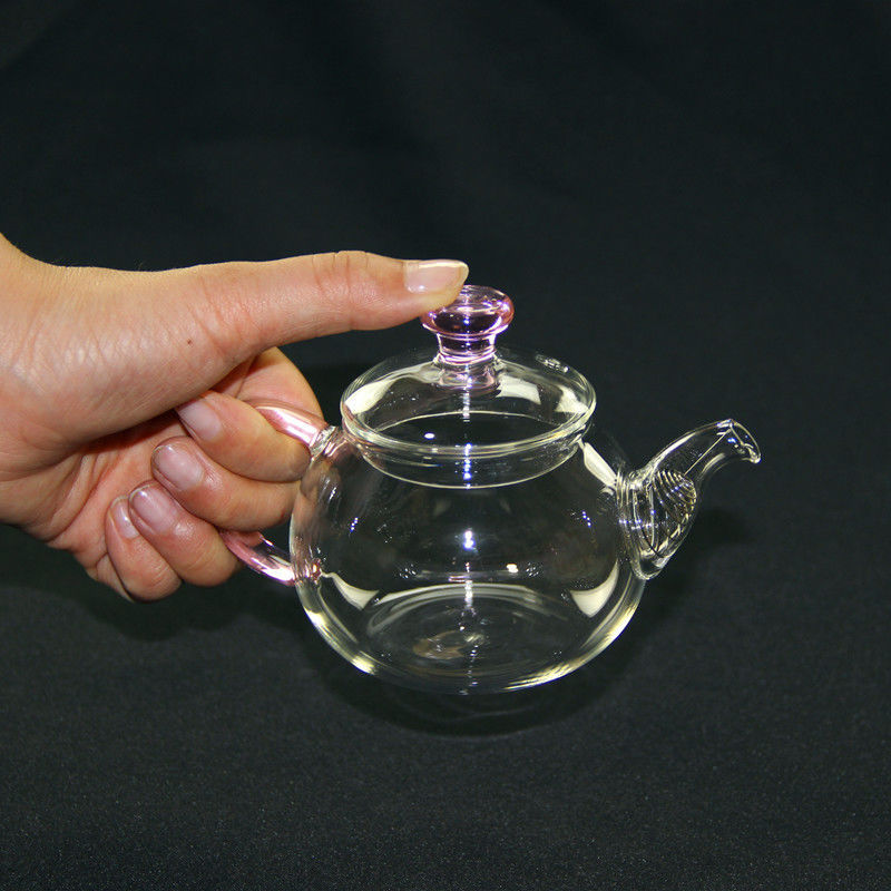 批发高硼硅玻璃小茶壶防爆小号人家用泡茶壶带过滤简约功夫茶单壶