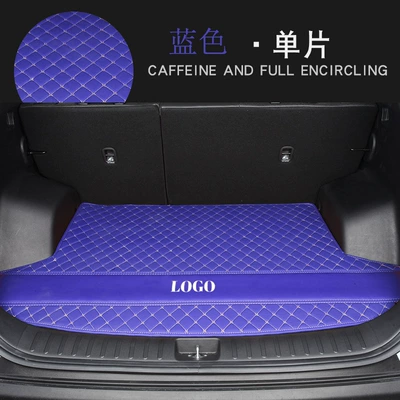 Trunk Mat — Waterproof High Side Trunk Mat - flat-edge-blue-403812