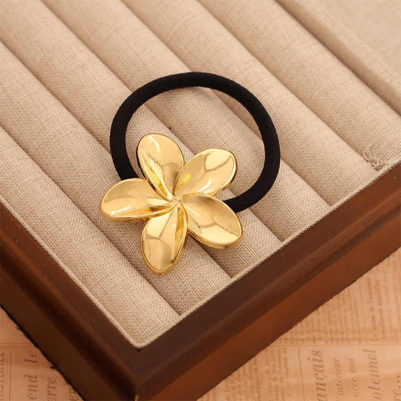 Retro, Classic Style Style Retro Classic Style Women's Flower Metal Plating Hair Tie