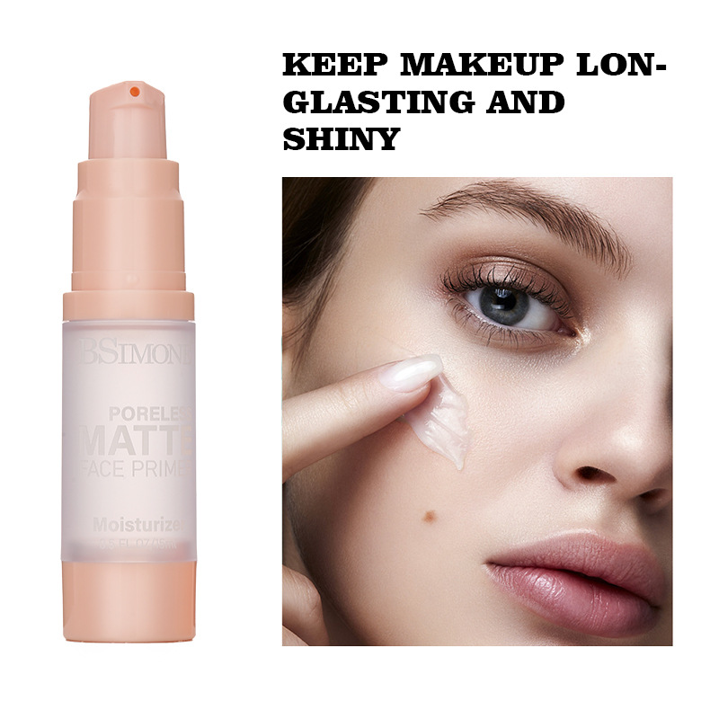 Prebase de maquillaje en gel hidratante especial transfronteriza para iluminar el tono de la piel, ocultar los poros y aislar el polvo