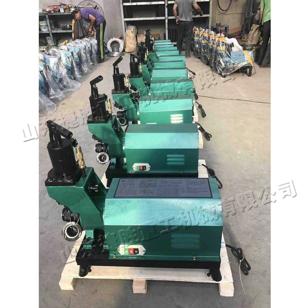 máquina de rodadura de tubería hidráulica automática máquina de rodadura de tubería de acero pequeña máquina de rodadura de tubería de acero conexión de tubería de agua del grifo equipo de ranura