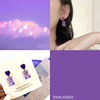 Summer cute universal brand acrylic earrings, with little bears, 2024 years, simple and elegant design