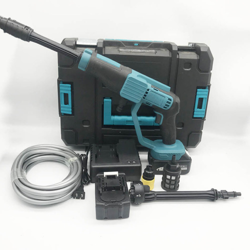 High-power car wash gun, household high-pressure car washer, lithium battery car wash sprayer, portable lithium battery wireless car washing machine