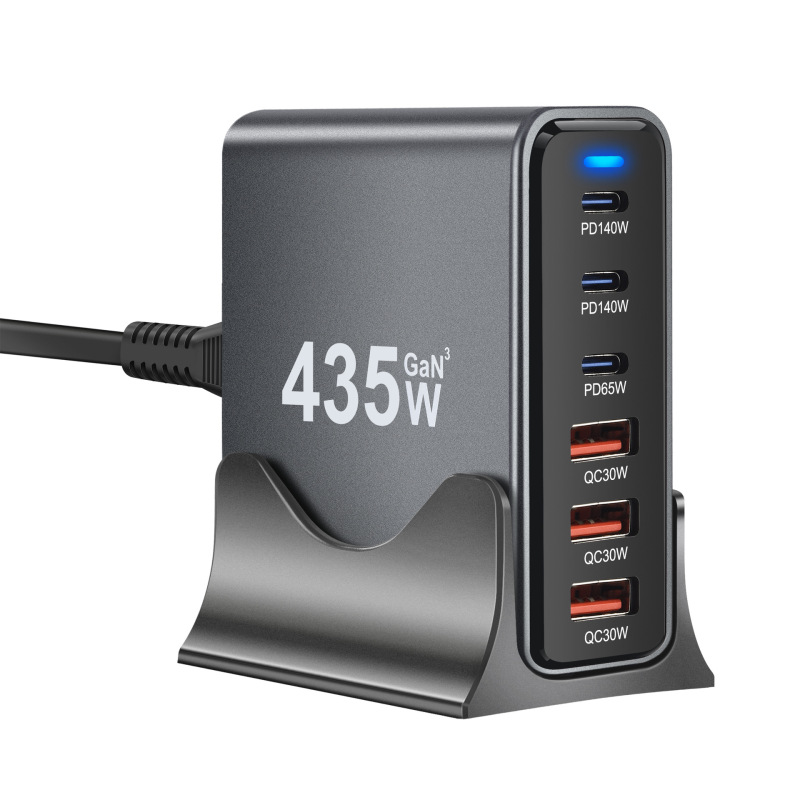 140W ハイパワー PD3.1 充電器 470W 窒化ガリウム PD 充電器 435W 多機能デスクトップ アダプター|undefined