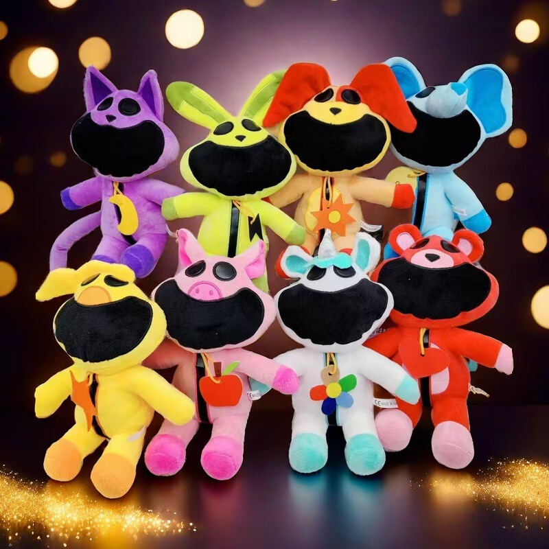 Cross-border New smiling critter-s Bobby Smile Animal Horror Game Doll Plush Toy