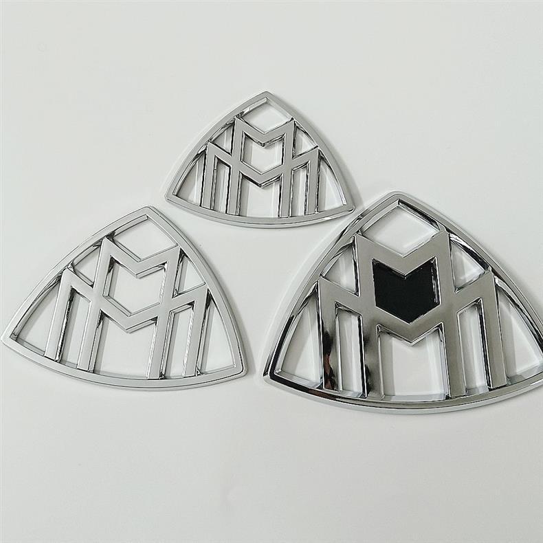 Suitable for Mercedes-Benz S-Class modifications: side emblems for S400 and S450, front and rear trunk emblems, and Maybach emblems