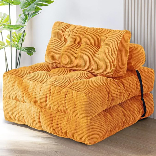 Amazon explosión esponja comprimida sofá cama plegable doble cama individual pequeña casa sofá perezoso sala de estar