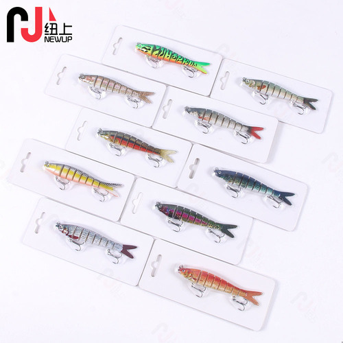 Lure fake bait submersible multi-section fish 10cm11.4g 8 sections simulation bait cross-border lure bait plastic hard bait wholesale