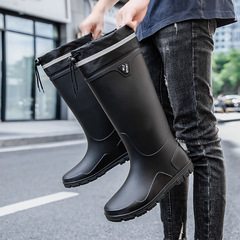 雨鞋男夏季2023新款夏季廚房工作勞保水鞋釣魚膠鞋雨天防滑涉水靴