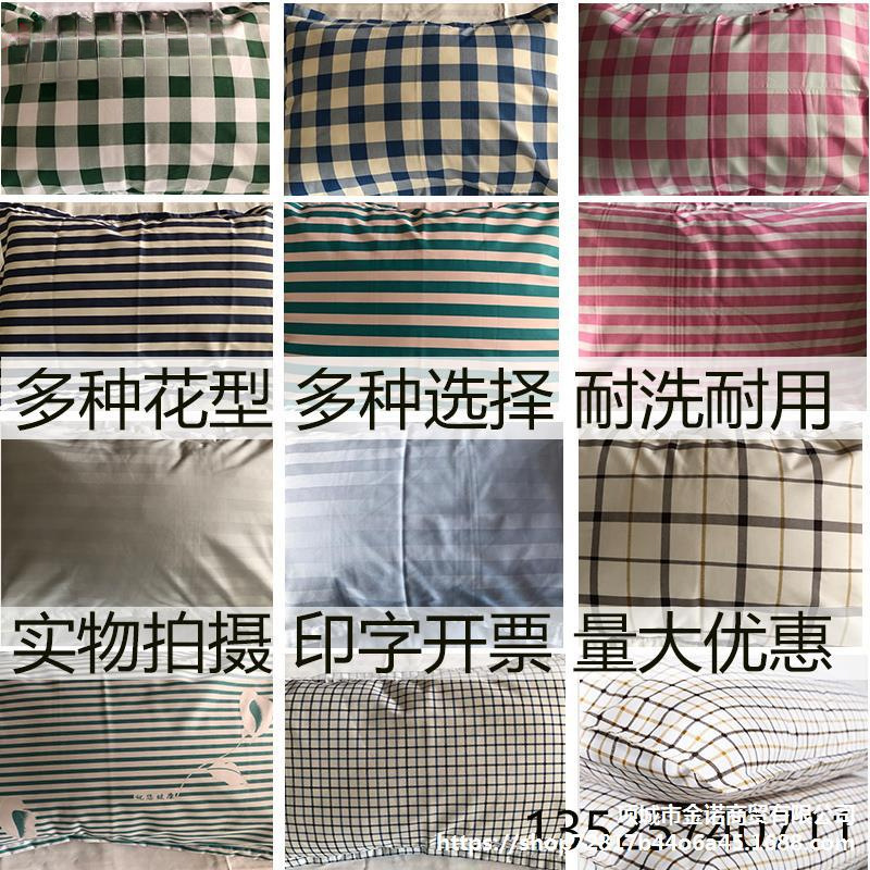 Hospital pillowcase Hotel Hotel beauty salon ward bed pillow core bed sheet quilt cover single Pillow Pair