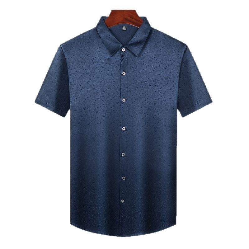 Summer thin silk casual breathable universal shirt
