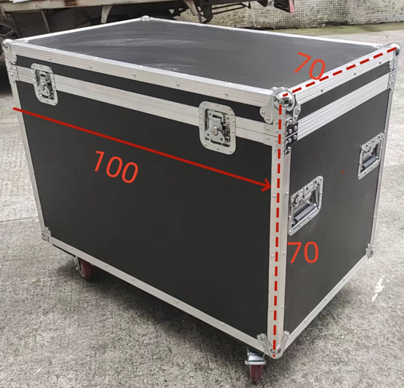 Caja de aviación de aleación de aluminio personalizada, caja de herramientas de hardware, caja de instrumentos impermeable y resistente a la presión, caja de envío logístico, caja de línea, aviación