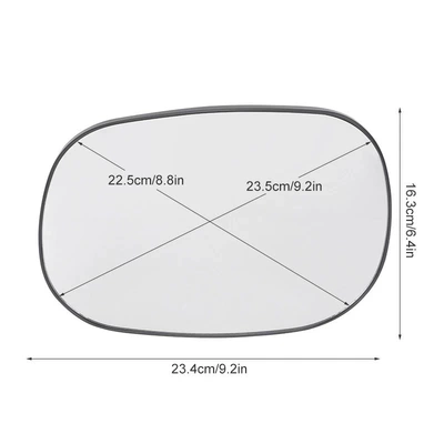 and reversing mirror lens, Car mirror