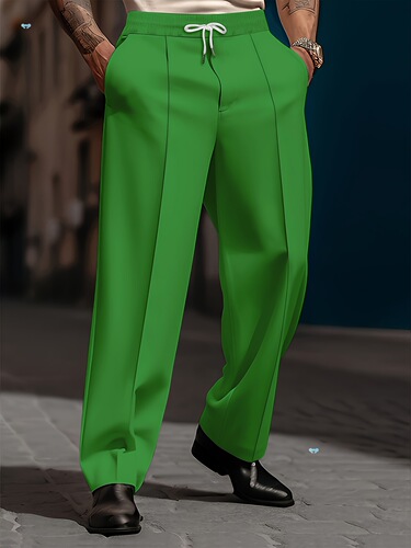 men's Trousers Casual Loose Straight Cut Simple men's trousers casual pants