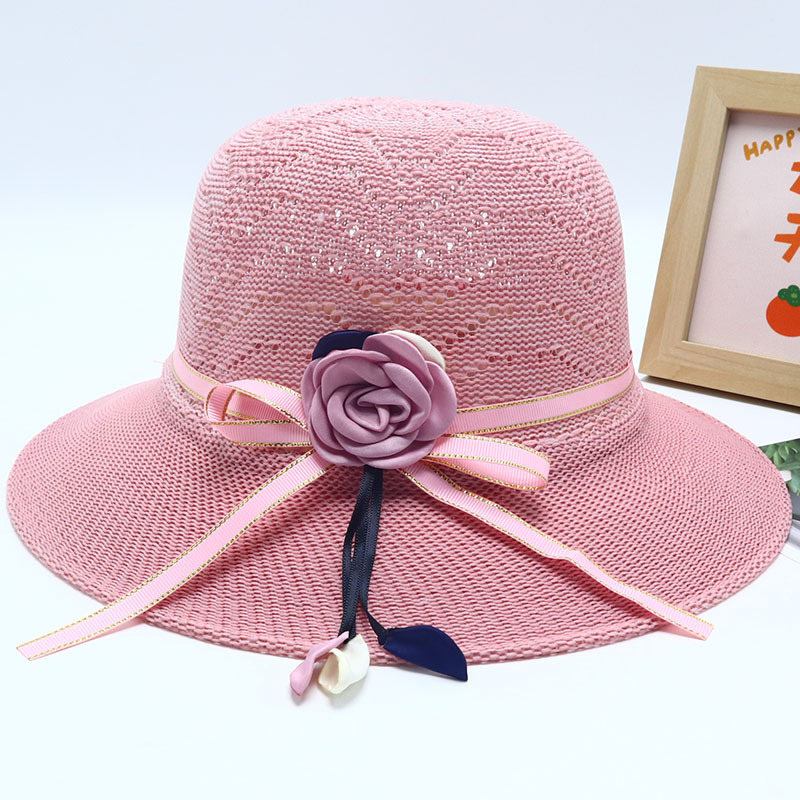 Nuevo sombrero de paja para mujer, sombrero de playa junto al mar, sombrero para el sol de verano de moda salvaje, protector solar, sombrero para el sol de protección UV