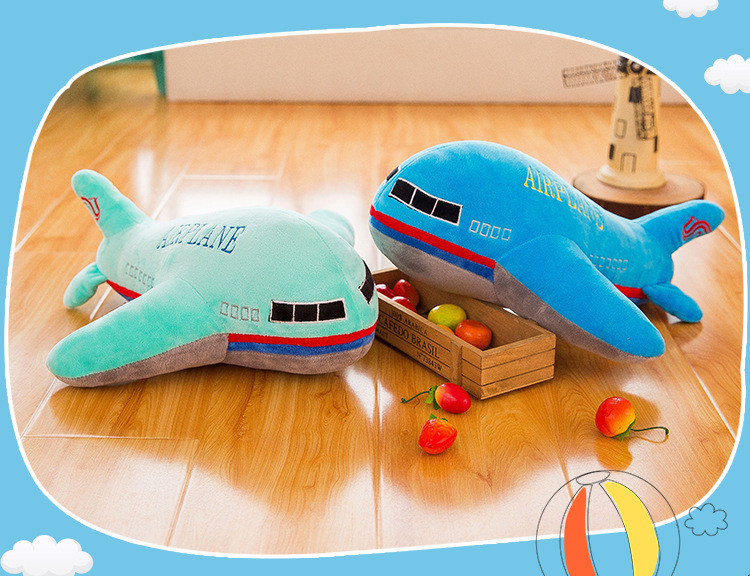 Creative Plane Plush Toy Children's Doll Gift Stall Grab Machine Doll Pillow Doll Kindergarten Prize