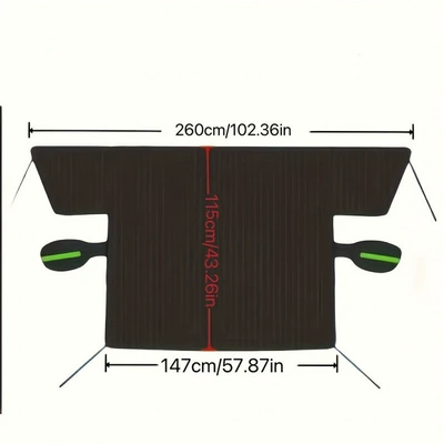 Car snow shield | Oxford cloth, snow protection