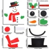 Green gloves snowman model (including 60 dispensers)