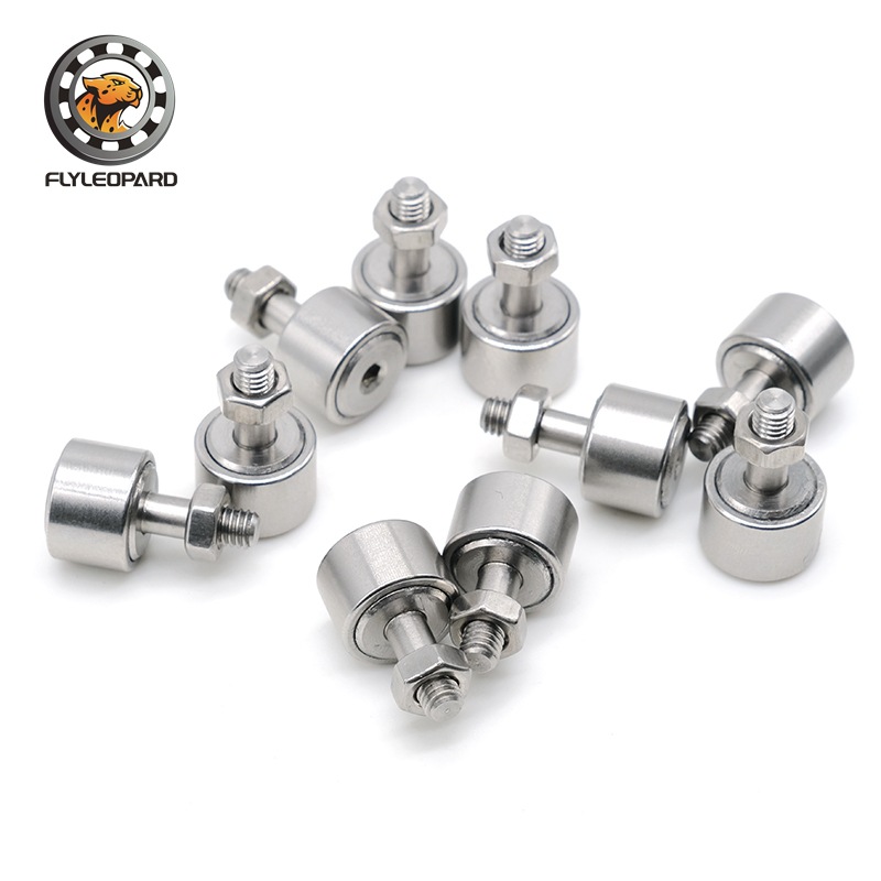 厂家直供304不锈钢凸轮轴承随动器CFS5V螺栓滚轮滚针轴承10*18*M5